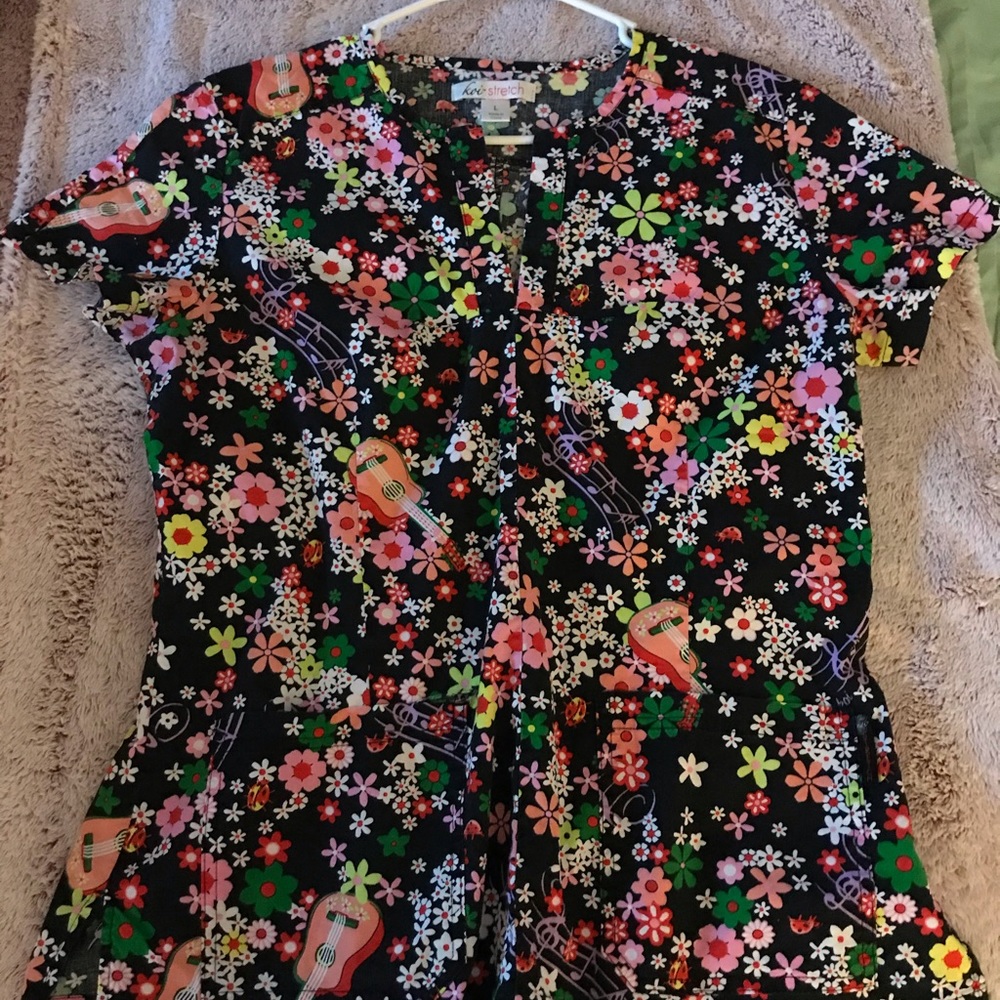 KOI Stretch Scrub Top